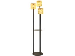 Lanterna Solar De Bambu Com Sensor De Luz,3 Modos,ip44,estilo Boho Para Jardim,varanda E Exterior