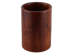 Porta-utensílios De Madeira Para Colheres E Espátulas, 8,6 X 8,6 X 12,7 Cm (3,4 X 3,4 X 5 Polegadas).