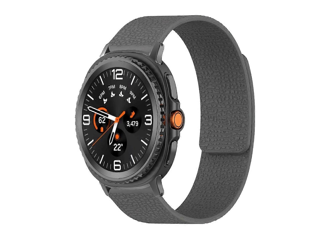 Pulseira De Relógio Em Silicone Magnético Macio Com Textura De Lichia