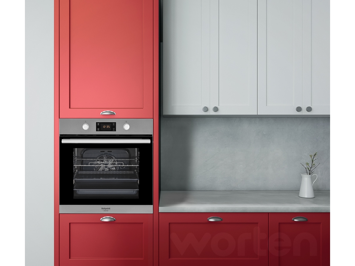 Forno HOTPOINT FA2 841 JH IX HA (71 L - 59.5 cm - Hidrolítico - Inox)