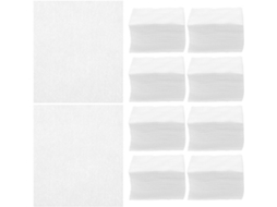 1200 unidades de lenços umedecidos absorventes para remover maquiagem facial e unhas.