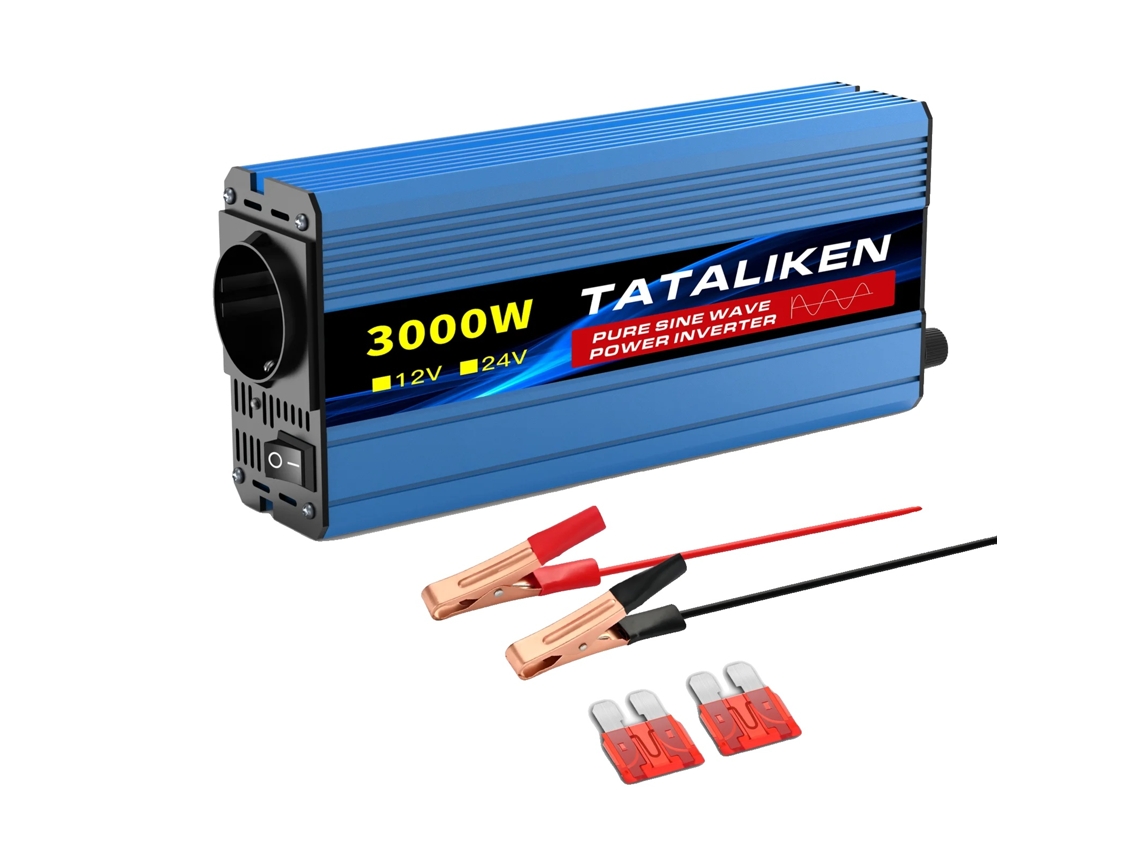 Inversor, 4 Tomadas Eu, Ventilador Com Termostato Automático, 3000weu