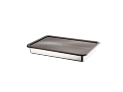 Recipiente Para Bacon E Carnes Em Aço Inox - Caixa Hermética De Conservação Para Geladeira