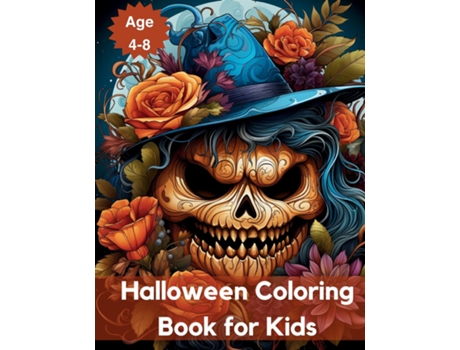 Livro Halloween Coloring Book for Kids de James Mwangi (Inglês)