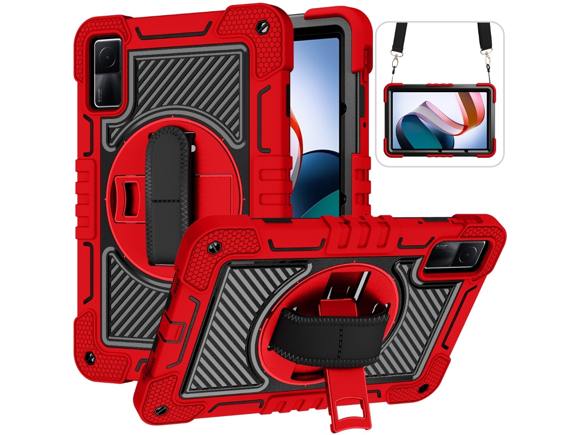 Capa De Silicone Para Reimi Pad 10.61 Polegadas, Protetor De Ecrã, Silicone, Vermelho
