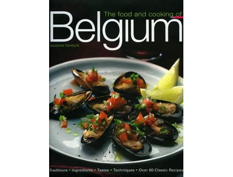 Livro the food and cooking of belgium de suzanne vandyck (inglês)