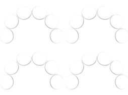 Conjunto De 24 Protetores Silicone Redondos Para Móveis E Mesas Vidro, Espaçadores Transparentes Com Função
