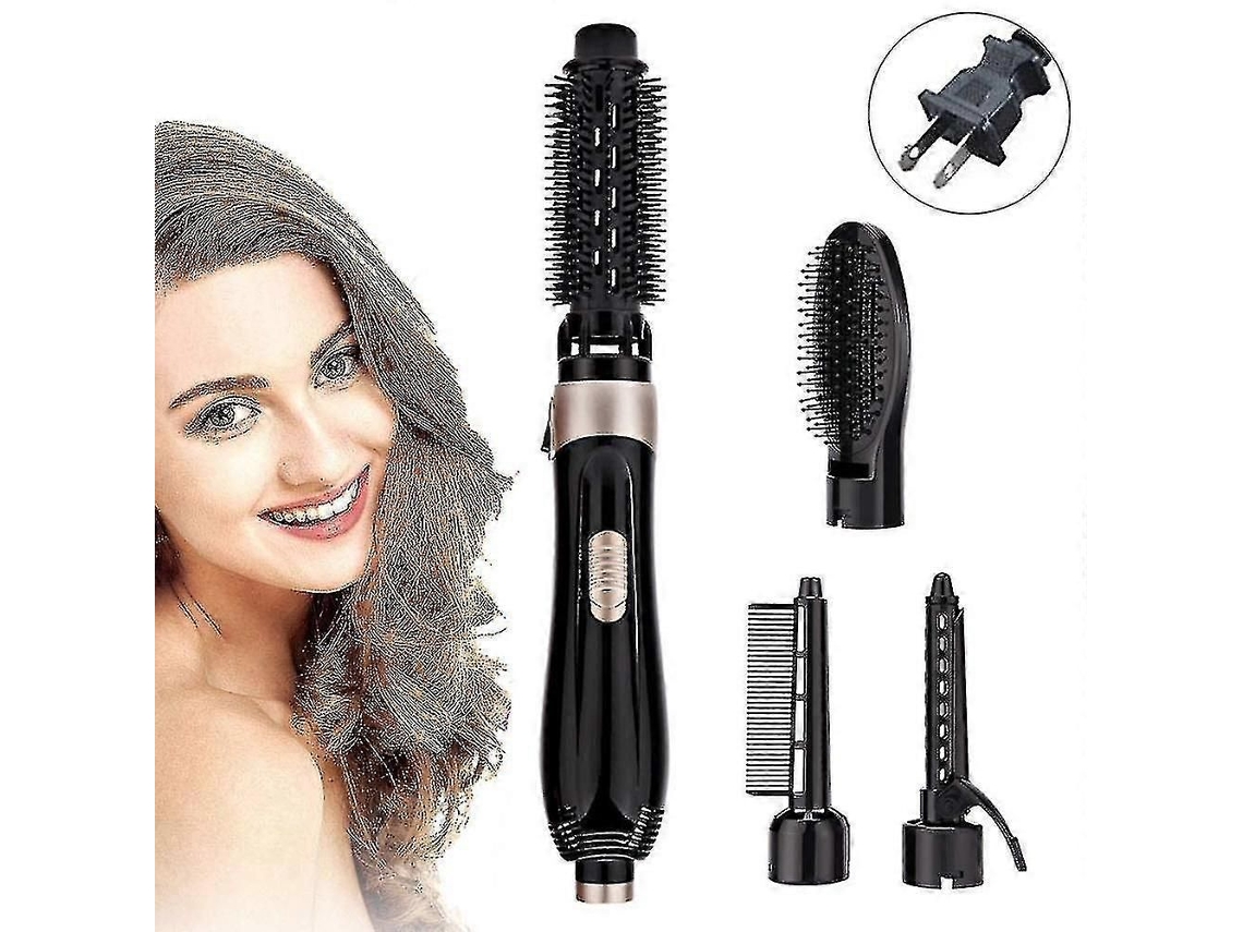 Escova Secadora de Cabelo 4 em 1, Secador e Modelador de Cachos. TAISHENGDA
