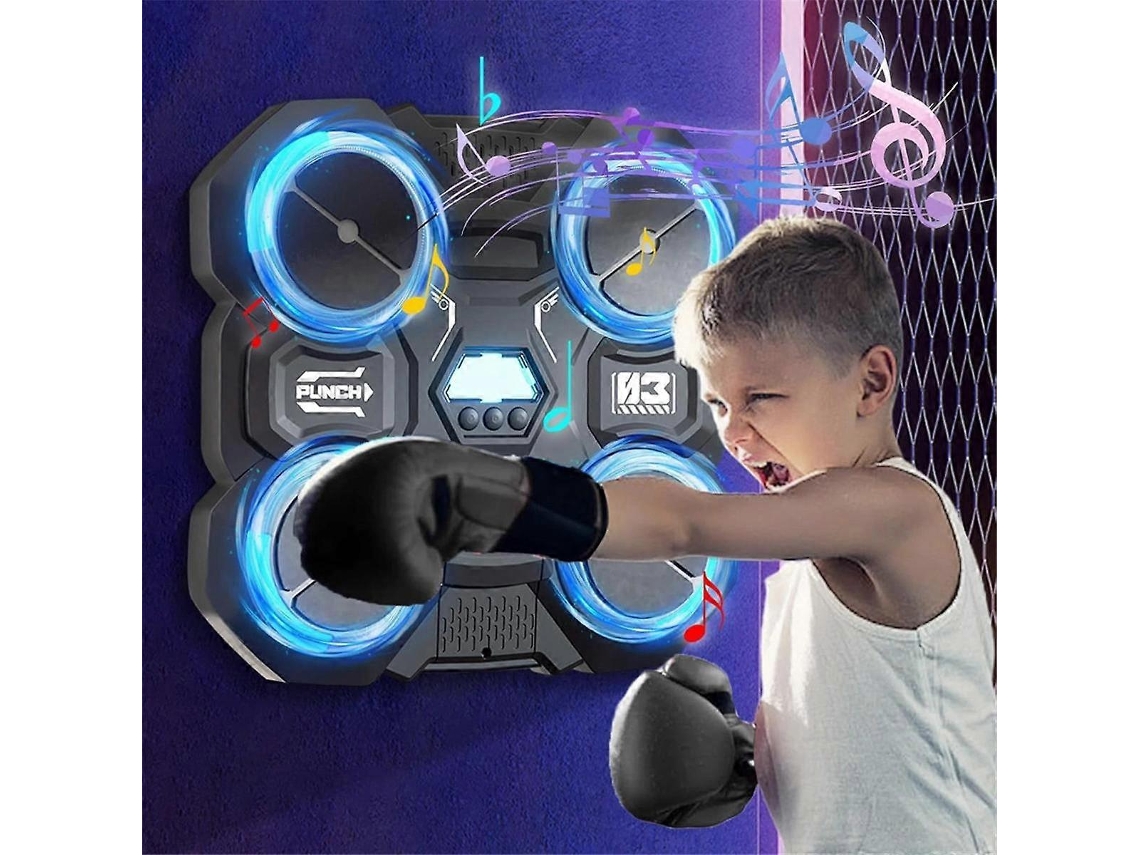 Máquina De Boxe Musical Para Crianças, Máquina De Boxe Musical Inteligente, Gol De Parede Para Relaxamento Aquaforge