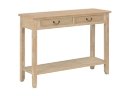 Vidaxl Mesa Consola 110x35x80 Cm Madeira