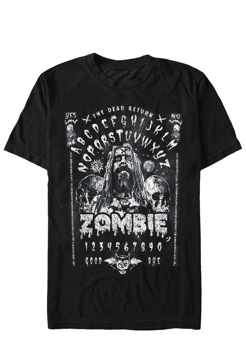 Size:m Rockinstone Rob Zombie - Spiritboard - T-shirt Unisex Adults