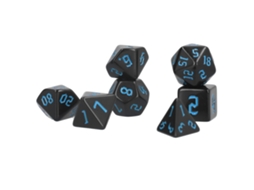 Mali 7pcs Dados Poliédricos de Acrílico para Jogos de Tabuleiro Dnd Azul
