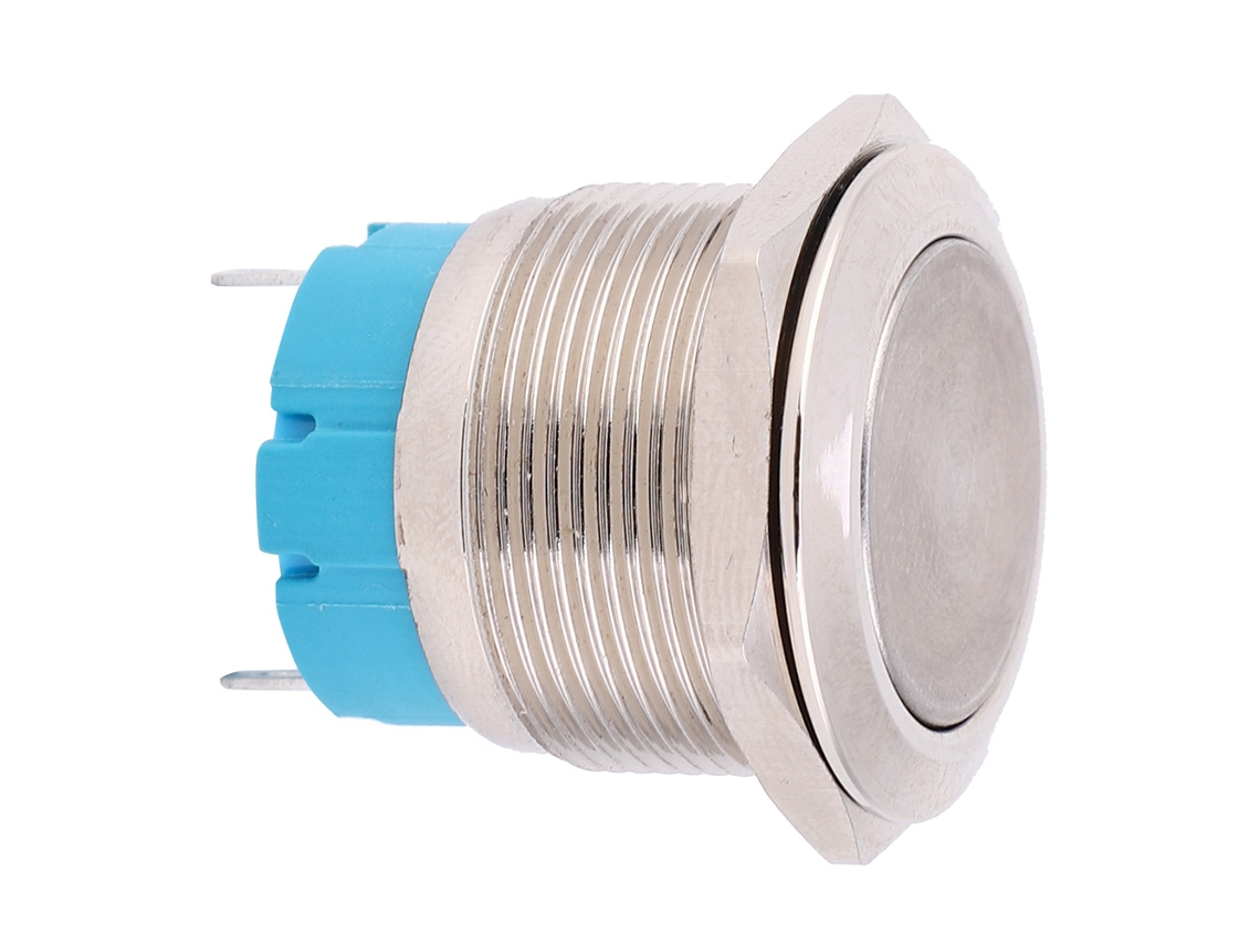 Laxiscreed Botão Metálico Waterproof Com Dois Pinos E Travamento Automático De 22mm
