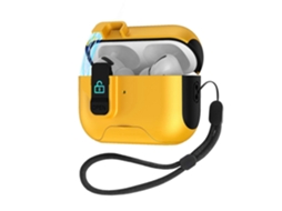 Este produto é para fones de ouvido com tampa retrátil automática e trava de segurança. GIECY