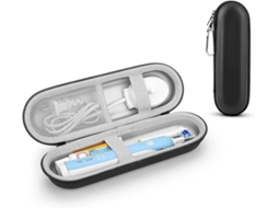 Estojo Viagem Capa Dura para Escova Elétrica Oral b/sonicare, Preto/prata ZYBLSSBB