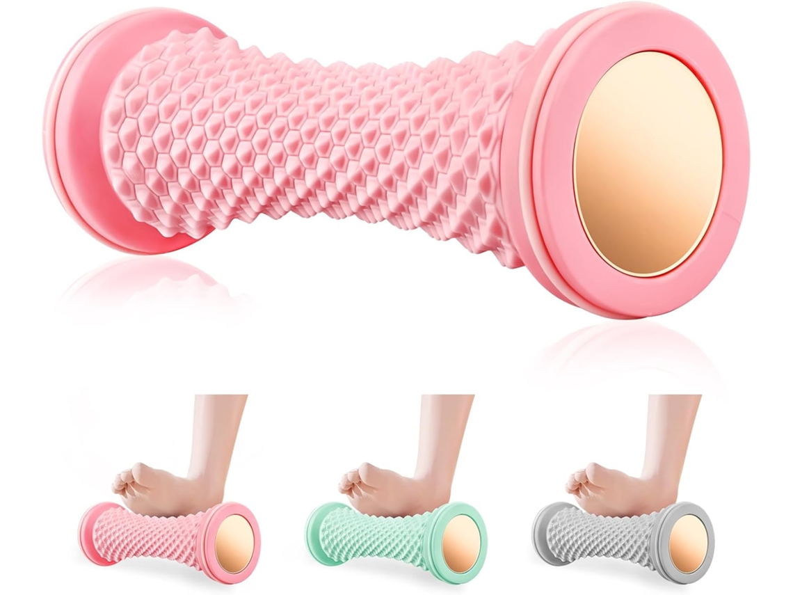 Lurelia Kit De Massagem Para Pés, Rolo E Bola, Fascite Plantar, Tpe, 16.5 X.9 Cm