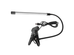 Luz de Leitura Led Clip com Ajuste de Brilho e Cor Fria/quente, Usb, Tubo Único | S/MARCA