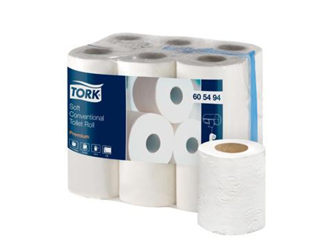 Tork Papel Higienico Tork 2Fls 9,2Cm 18,8Mts 12 Rolos