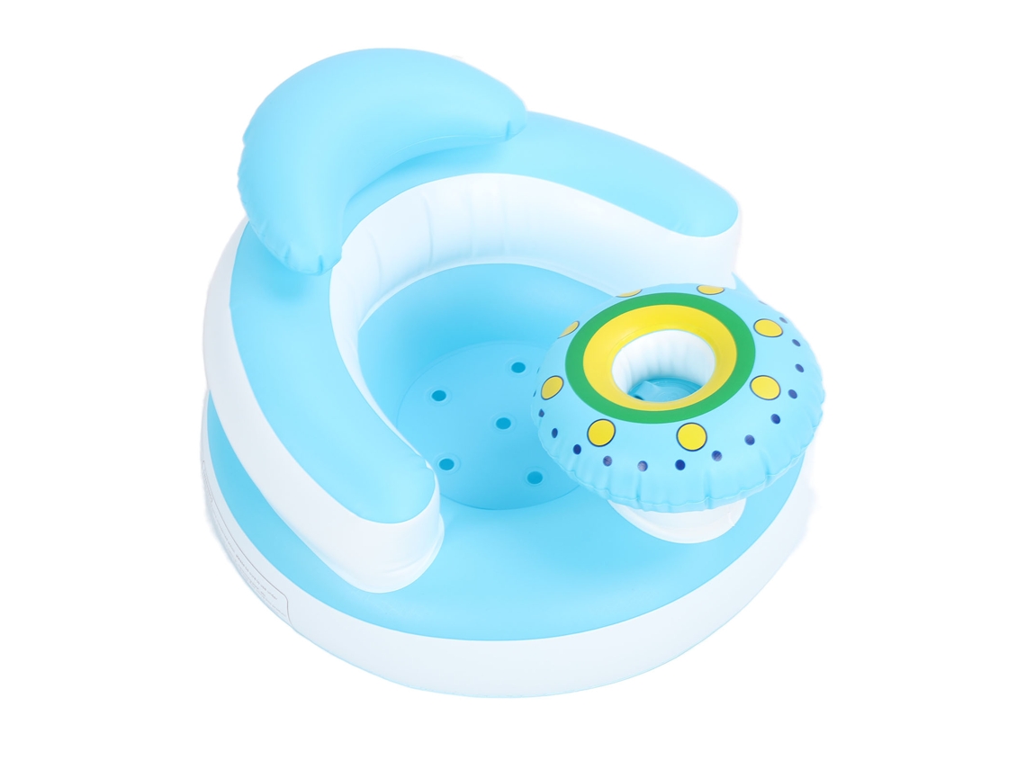 Cadeira Inflável Para Bebê Com Apoio Lumbar Confortável Pvc Para Piscina E Banheira