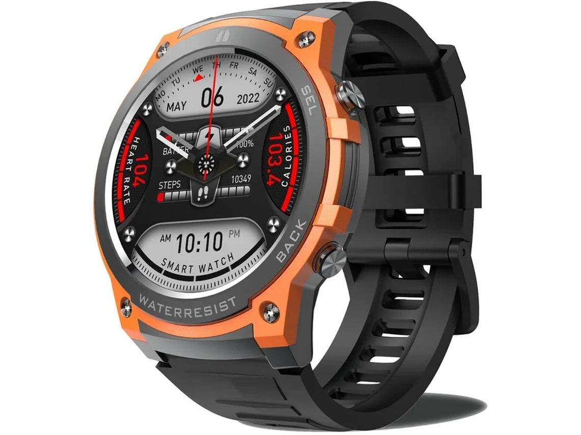 Smartwatch Para Homens Attendant/fazer Chamadas Redondo 1.43 Amoled Rastreador De Fitness Monitoramento De Sono/frequência Cardiáca/spo2 À Yizhood