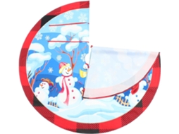 Tapete Decorativo Para A Base Da Árvore De Natal.
