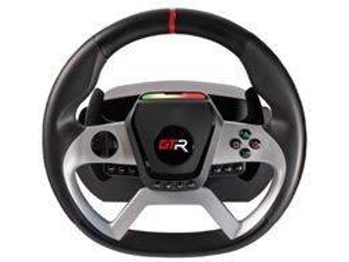 Volante + Pedais INDECA Powerdrive 2 (Outlet Caixa Aberta - PS4/XBOX/ONE/PC - Preto)