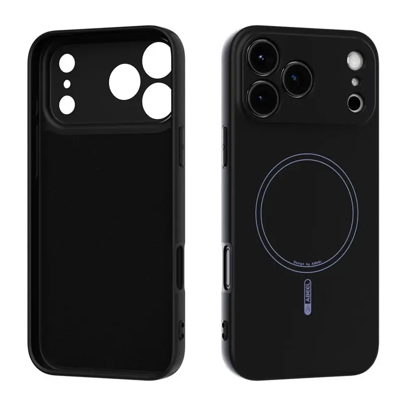(preto, Iphone 14 Pro Max) Capa Magnética De Silicone Líquido Macio Para Iphone, Resistente A Quedas E Compatível Com Carregamento Sem Fio.