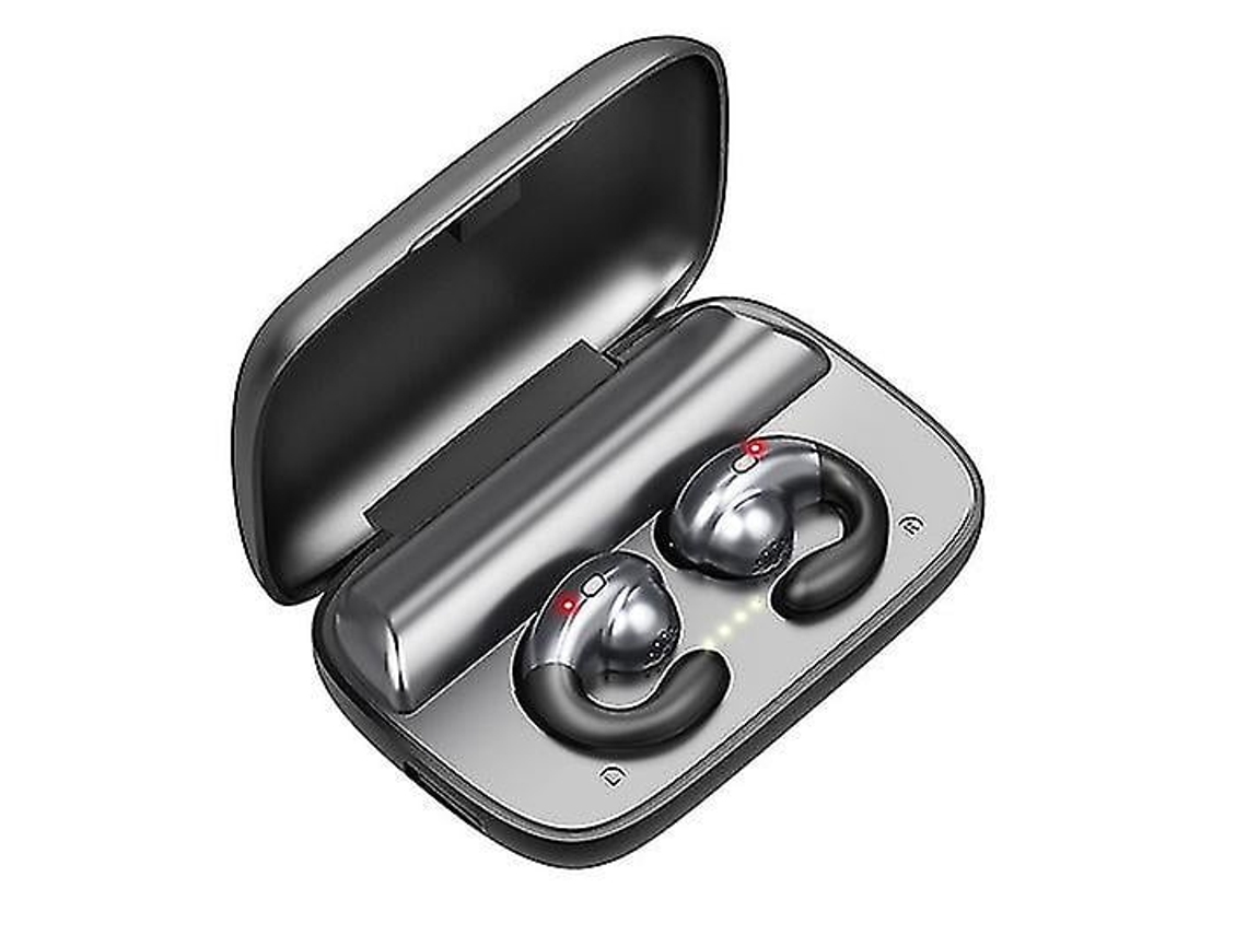 Auriculares Condução Óssea Chronus Sem Estéreo Aberto AUJEZON Bluetooth Preto