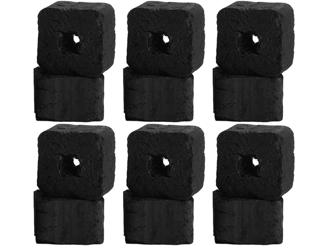 Carvão de Bambu Inoomp 500g, Sem Fumaça, para Churrascos Domésticos e Fogueiras, Prático para Piqueniques e Acampamentos CHABERLU