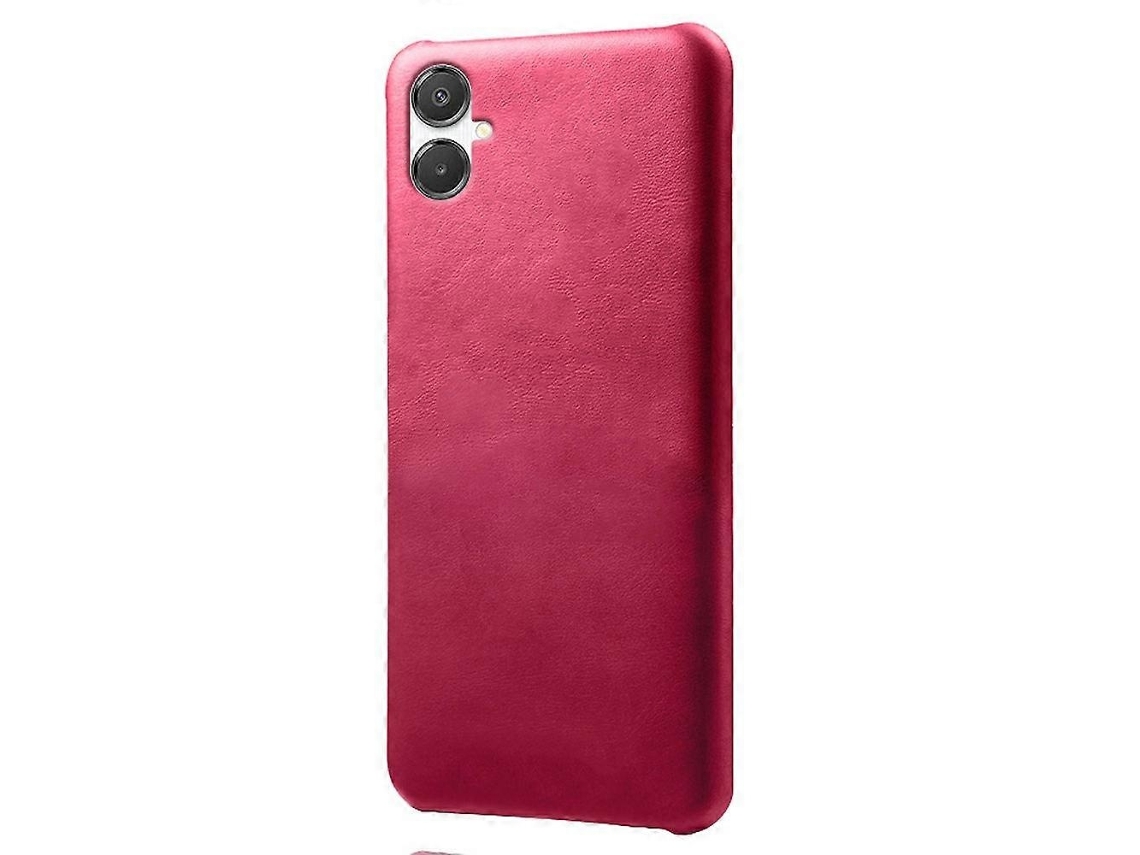 Capa Couro Pu Para Samsung Galaxy A07 4g, Rosa, Elysve