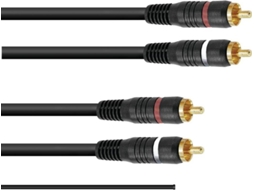 Cabo RCA OMNITRONIC2x2 ground 1.5m