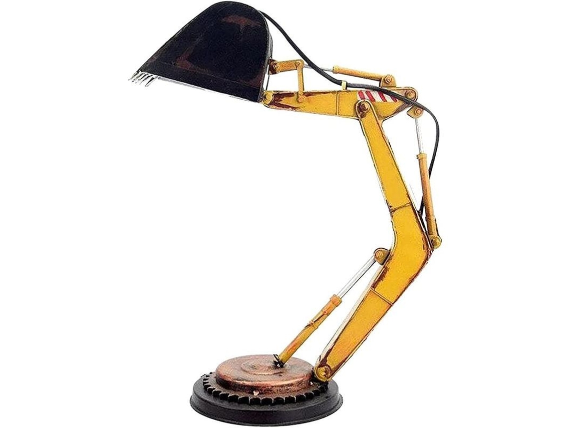 Lâmpada De Escritório Excavadora Led Móvel Estilo Industrial Decorativa Para Crianças Presente Prático