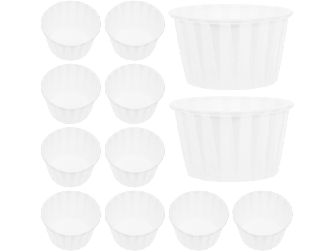 Conjunto De 50 Forminhas De Papel Para Muffins E Cupcakes, Para Assar E Apresentar Sobremesas Em Festas E Eventos