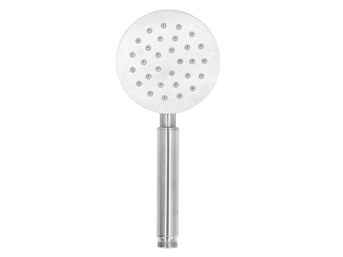 Cabeça De Chuveiro Portátil Anti Obstrução Aço Inox 304 Prata