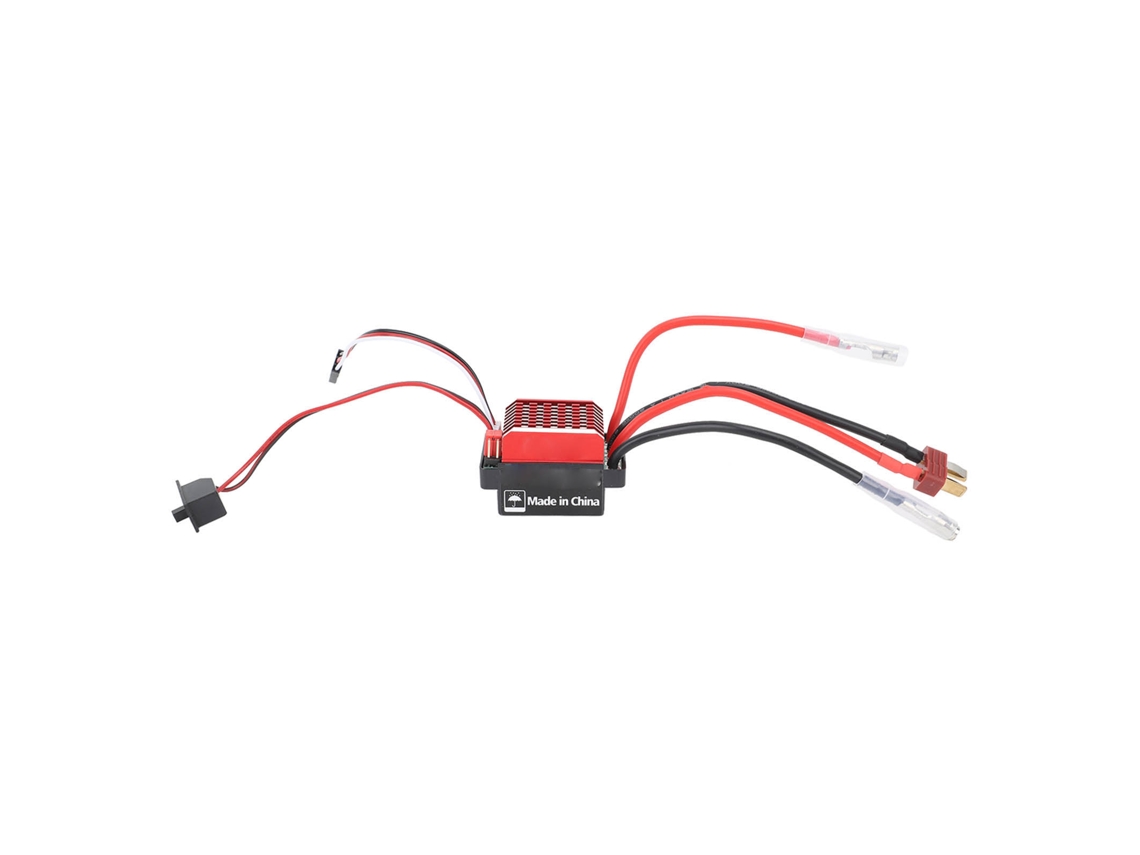 Controlador De Velocidade Elétronico De Escovilhas Bidirecional 320a Com Freio Para Carro E Barco Rc 1/10