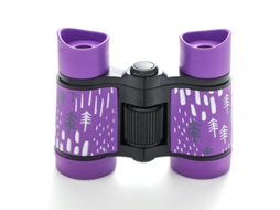 Binóculos Infantis Compactos E Robustos Para Observação De Pássaros, 4x30, Com Óptica Nítida E À Prova D'água, Ideais Para Caminhadas(roxo)
