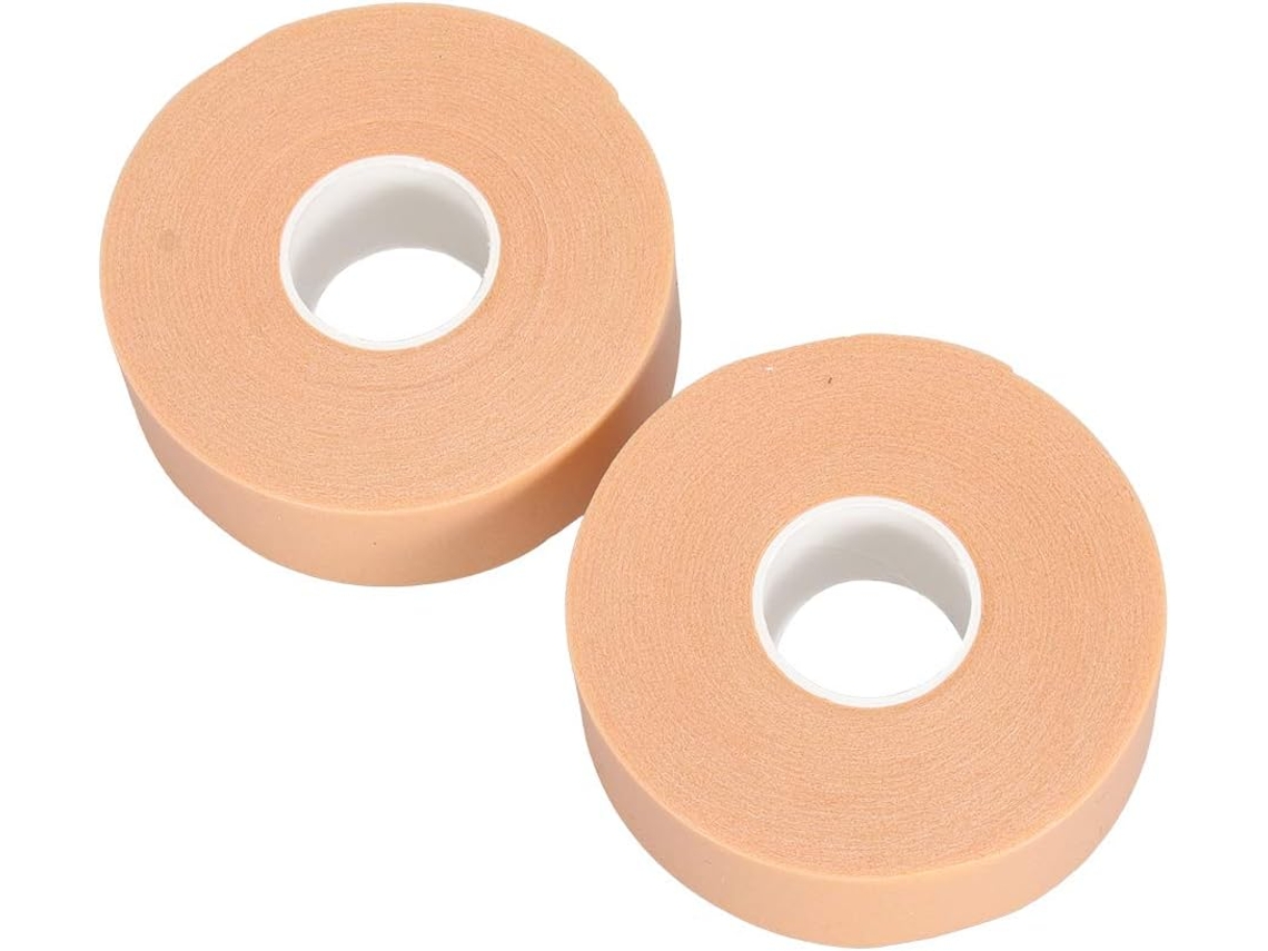 Adesivos Para Calcanhar Em Duas Peças, Esponja Antiatrito Na Cor Da Pele Para Cuidados Diários Com Os Pés, Para Mulheres