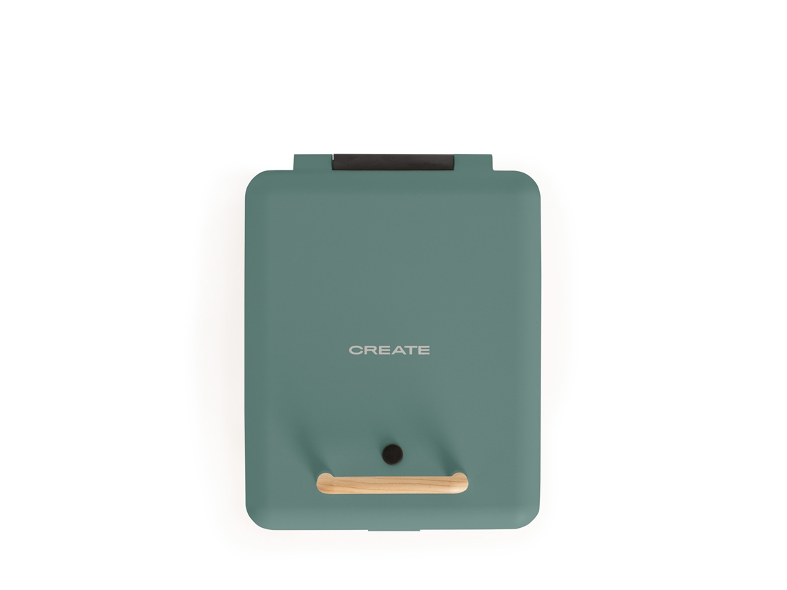 Create - Stone Studio - Sanduicheira Grill E Máquina De Waffles Com Placas Intercambiáveis
