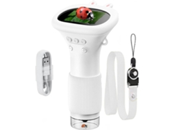 Microscópio Com Câmera De Vídeo Recarregável Usb 1000x Para Crianças, Ideal
