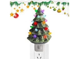 Luminária De Natal Tomada, Decoração Iluminação Ambiente Em Resina.