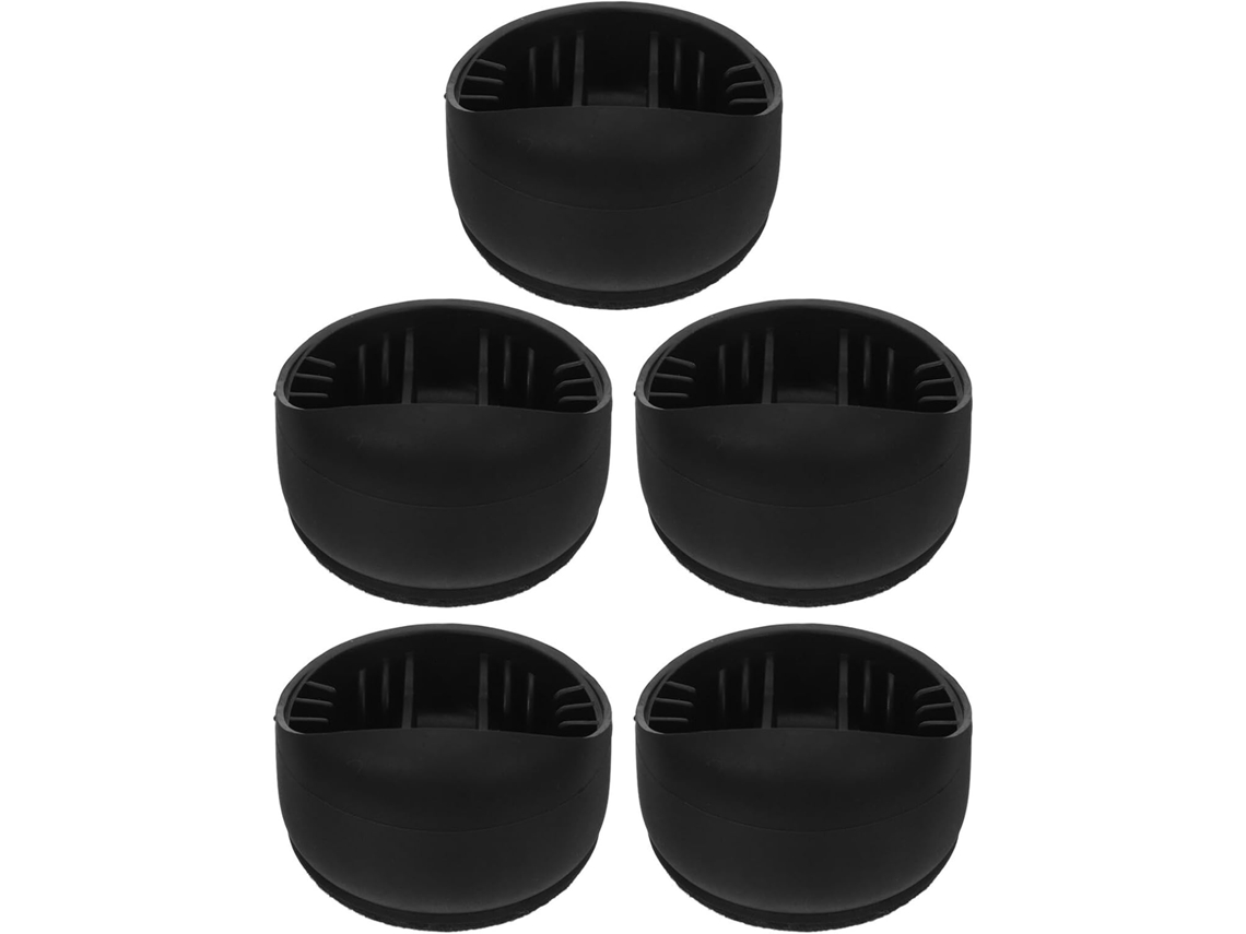 Conjunto De 5 Protetores Rodízios Para Móveis, Pés Cadeiras E Pisos,
