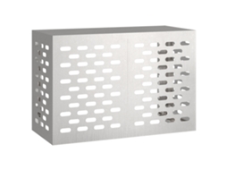 Capa De Ar Condicionado - Aço Inoxidável Vidaxl Silver Stainless Steel (90x40x60 Cm)