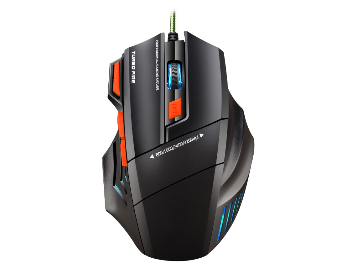 Rato Gaming JLTRUM X7S Rgb 3500Dpi Rojo