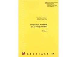 Livro Introducció a lestudi de la llengua llatina mòdul 1 de Pedro Luis Cano, Joan Carbonells Tanils et al. (Espanhol)