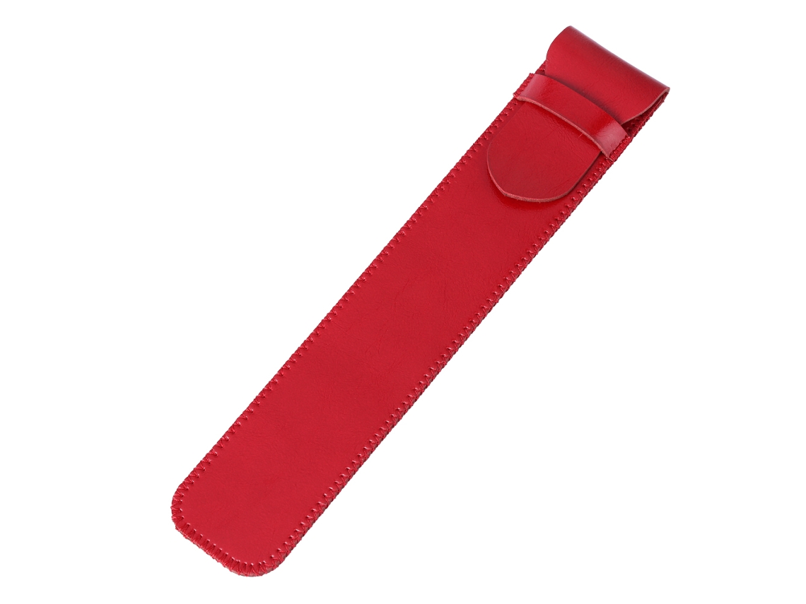 Estojo De Caneta Em Couro (proteção E Armazenamento) Couro Crazy Horse Vermelho Para Lápis Stylus Apple Pencil