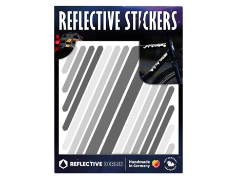 Reflective Berlin Shapes Universal Reflective Stickers Transparente