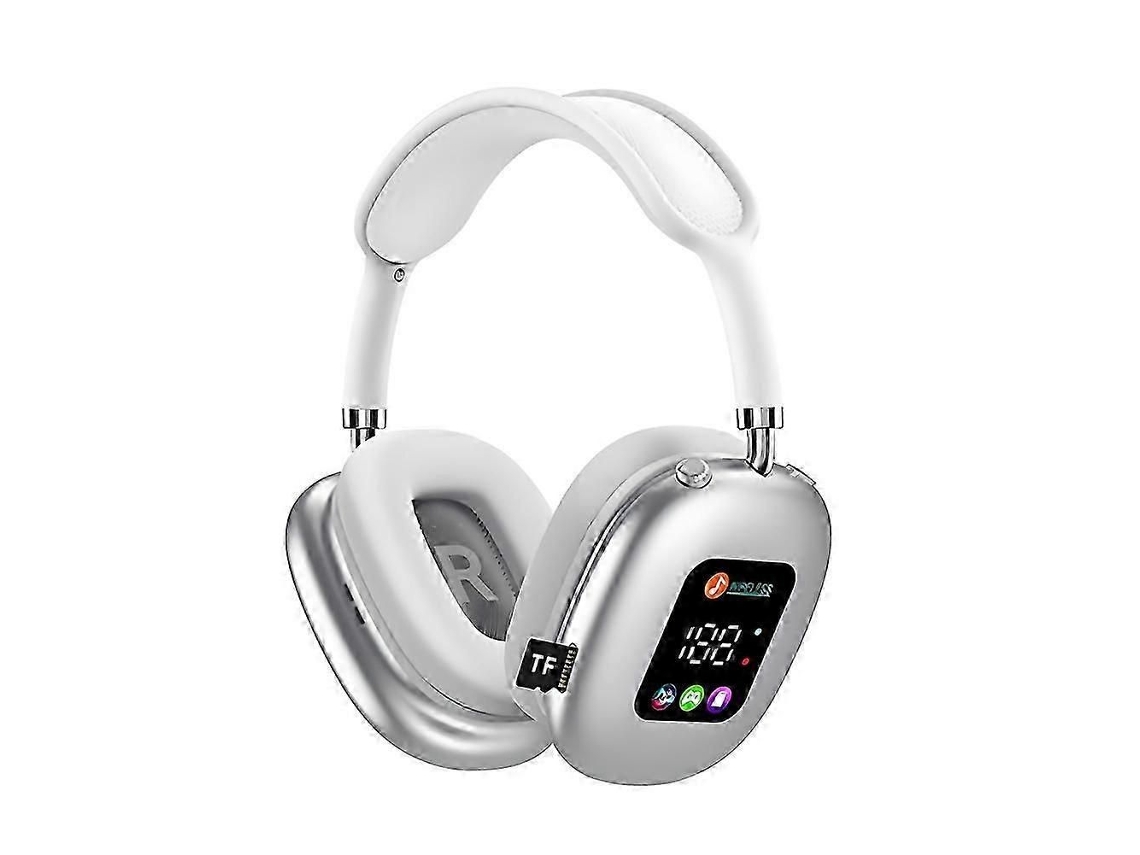 Fone de Ouvido Bluetooth Sem Fio com Tela Digital Rgb, Leitor de Cartão, Esportivo para Jogos TAISHENGDA