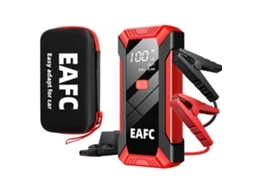 Eafc Auxiliar De Partida De Emergência 12v Para Carro, 2000a, Com Iluminação Led, Clipe Inteligente.