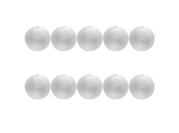 Conjunto De 10 Bolas Infláveis ​​de Pvc Para Piscina, Perfeitas Festas E Brincadeiras Aquáticas Verão. Ideal Crianças. Cor: Branc -aquaforge