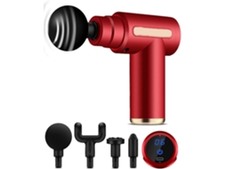 Mini pistola de massagem, relaxamento muscular profundo, relaxamento Brilvibera (vermelha)